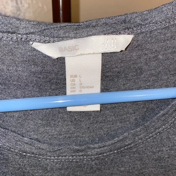 Grey basic t-shirt - Picture 2 of 3